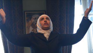 الفنانة صابرين مجسدة زينب الغزالي