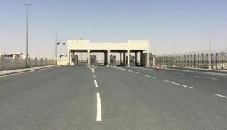 معبر حدودي مؤد للسعودية في قطر- رويترز