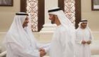 محمد بن زايد يستقبل حاكم الفجيرة