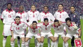 المنتخب التونسي قبل اللقاء