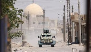 جانب من معارك الرقة في سوريا - أرشيفية