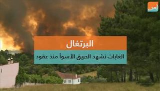 حرائق غابات البرتغال خلفت 40قتيلا