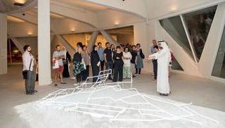 جانب من معارض بينالي الشارقة الفنية