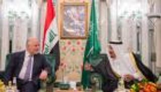 خادم الحرمين الشريفين يستقبل رئيس وزراء العراق