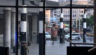 صورة من موقع الانفجار