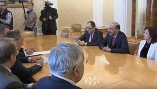 سيرجي لافروف مع أحمد الجربا