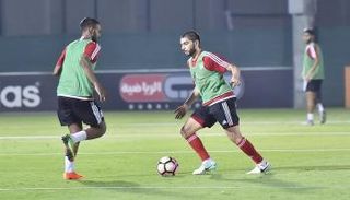 خلال معسكر الأبيض الأوليمبي في دبي