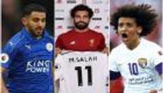 عموري وصلاح ومحرز يقودون التشكيلة المثالية للعرب