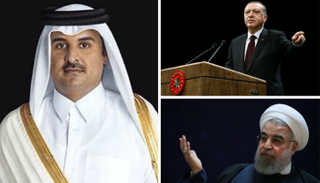 تميم وأردوغان وروحاني