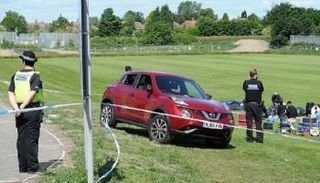 السيارة التي ارتكبت حادث الدهس