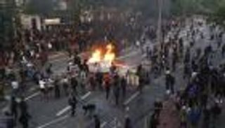 الآلاف يتظاهرون ضد الإرهاب القطري بقمة العشرين