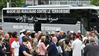 مسيرة المسلمين ضد الإرهاب 