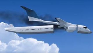 لحظة فصل الكابينة عن مقصورة القيادة