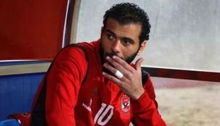 عماد متعب مهاجم الاهلى المصري