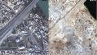صور من الفضاء تُظهر حال الموصل قبل وبعد داعش 
