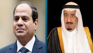 العاهل السعودي والرئيس المصري