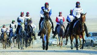 فرسان مشاركون في منافسات العام الماضي 