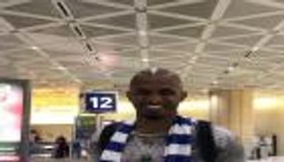 شاهد: استقبال أسطوري من جماهير الهلال للحبسي