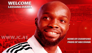 لاسانا ديارا لاعبا للجزيرة الإماراتي