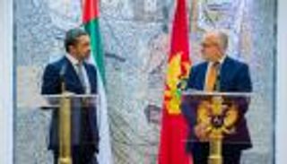 عبدالله بن زايد يلتقي وزير خارجية مونتنيغرو