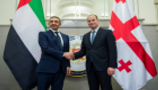 عبدالله بن زايد يلتقي وزير خارجية جورجيا