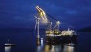 "مصدر" تعلن إبحار أول توربينات المحطة العائمة لطاقة الرياح البحرية