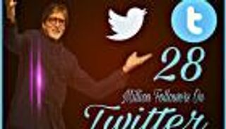 28 مليون متابع لأميتاب باتشان على تويتر 