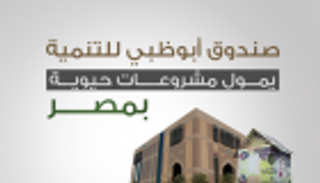 إنفو جراف..صندوق أبوظبي للتنمية يمول مشروعات حيوية بمصر