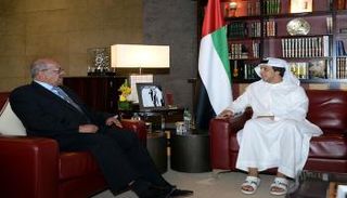 منصور بن زايد يستقبل وزير الخارجية الجزائري