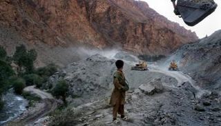 أحد مناجم التنقيب في أفغانستان (نيويورك تايمز)
