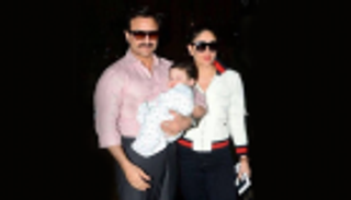 الصور الأولى لسيف علي خان ورضيعه من كارينا كابور