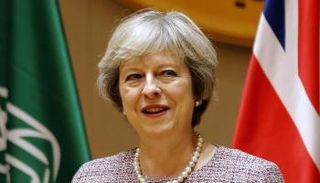 رئيسة الوزراء البريطانية تيريزا ماي