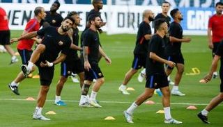 برشلونة ينهي استعداداته للريال دون مشكلات