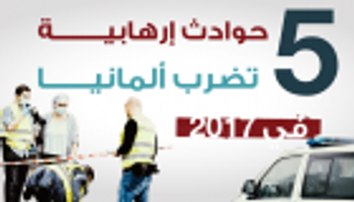 إنفوجراف.. 5 حوادث إرهابية ضربت ألمانيا في 2017