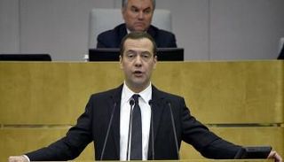 رئيس الوزراء الروسي ديمتري مدفيديف - أ. ف. ب