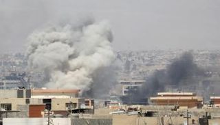 القتال بين القوات العراقية وداعش في المدينة القديمة بالموصل