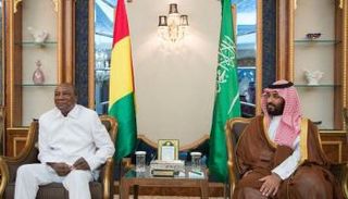 الأمير محمد بن سلمان وألفا كوندي