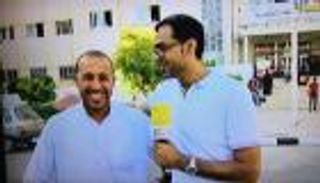 بالصور.. مذيع إماراتي يخطف قلوب المصريين بإنقاذ الطفلة روميساء