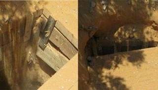 النفق المكتَشف بشمال سيناء