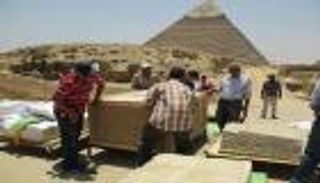 المتحف المصري الكبير يستقبل 33 قطعة أثرية
