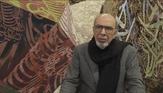 الخطاط العالمي أحمد مصطفى أحد المُكرمين في الملتقى