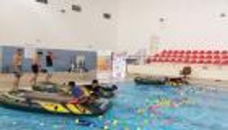 نادي "الذيد الثقافي" ينظم مهرجان الألعاب المائية لمركز فلج المعلا