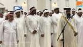 عمار النعيمي يؤدي صلاة الجنازة على شهيد الوطن سمير أبوبكر