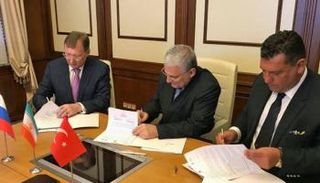 إمضاء اتفاقية بين إيران وتركيا وروسيا في مجال النفط