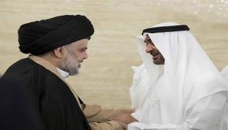 محمد بن زايد يستقبل مقتدى الصدر