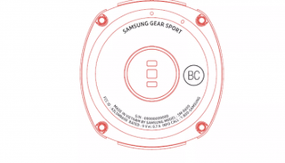 تصميم أولي لساعة  Gear sport من سامسونج