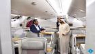محمد بن راشد يزور مصنع طائرات إيرباص في هامبورج الألمانية