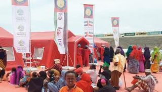 قوافل زايد الخير في القرى الصومالية