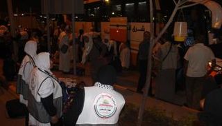 سفر أول فوج من حجاج غزة إلى السعودية