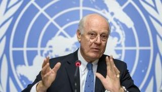 المبعوث الأممي إلى سوريا دي ميستورا - أرشيفية